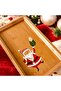 New Year's Special Design Bamboo Plate. 25X15X2.5 cm - 2