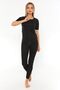 Unisex Thermal Maximum Sweating Sports Corset Leggings and Zippered Short Sleeve Set - 4