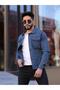 Men's Blue Jean Denim Standard Fit Pocket Button Jeans Jacket