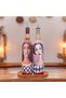 Handmade Plaid Women's 750 ml Olive Oil Liquid Oil Bottle Oil Pot Oil Container Vinegar Container Sauce Container Set of 2 - 2