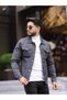 Men's Slim Fit Casual Relaxed Fit Non-Denim Jeans Jacket - 3