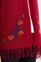 Women's Skirt Floral Tassel Vest V.Red - 2