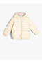 Puffer Jacket Hooded Pocket Zippered