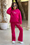 Girl's Tracksuit Set Printed - 3 Thread Winter Thick Soft - 4
