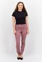 Women Skinny Fit Plain Stretchable Jeans, Purple - 3