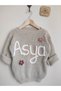 Copy - Baby Child Thessaloniki Knit Sweater Oversized Knitwear Sweater with Name Letter - 2