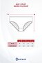 Women's White Lace Front Cotton Classic Women's Panties 3 Pack 8251 Black - 6