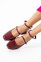 Women's High Heeled Shoes Burgundy Evening Dress Short Heeled Patent Leather - Daily and Special Occasion Use - 8
