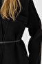 Trocape Collarless Black Stamped Jacket - 5