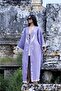 3 Layers of 100% Cotton Woven Moon Eye Patterned Muslin Kimono - 7