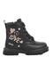 1791-P Black-Powder Fleece Girls' Boots - 2