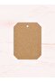 25 Pieces - Kraft Perforated Card - Product Card - Unprinted Card - Kraft Card - 2