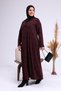 Women's Casual Dress Hijab Leopard Print Large Size Dress - 6