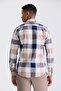 Brown Slim Fit Checkered 100% Cotton Shirt - 4