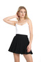 White Ottoman Piping Detailed Sling Blouse - 3