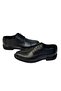 Kafkaslar Genuine Leather Light Sole Oval Toe Classic Strip Men's Suit Shoes - 3