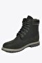 حذاء WP أسود من الجلد الطبيعي Nubuck مقاوم للماء للجنسين - 3