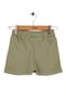 Girls' Gabardine Shorts Skirt with Bow - 3