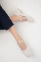 Beige Women's Classic Heeled Shoes 20122 - 3