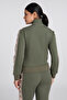 Britney High Waist Fabric - Recycled Punto Milanó 300 Full Zip Sweatshirt - 4