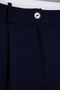 Koyu Lacivert Kemer Detaylı Wide Leg/Geniş Paça Dokuma Pantolon TWOAW24PL00341 - 8