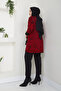 Women's Leopard Print Button Detailed Knitwear Sweater - 8