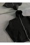3 Thread Raster Unisex Snow Mask Hooded Oversize Cardigan - 3