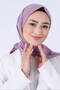 Harem Scrafs Asian Scarf Dark Lilac Color (Suitable for Special and Daily Use) - 4
