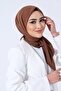 Harem Scrafs Asian Scarf Chocolate Coffee Color (Suitable for Special and Daily Use) - 3