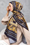 Silk Voile Shawl , Imported Fabric , High Quality & Italian Sewing - 5
