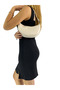 Berende Cream Zippered Baguette Women's Handbag and Shoulder Bag