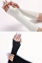 100% Acrylic Premium Knitwear Knitted Hand Warmer Hand Warmer Oversleeve Gloves Black - 4