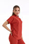 One Top Snap Fastener Lycra Judge Collar Doctor and Nurse Surgical Jersey Tile |   Brlsnaps - 3