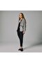 Women's Gray Jacket with Zipper Hood Ef188 - 4