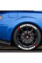 3d Tire Lettering Red Hankook 4 Pieces - 4