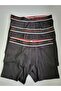3-Piece Men's Elastane Black Boxer Sport Model TYC00613123195