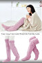 Plush Socks Welsoft over Knee Socks Sleeping Room Socks Foot Warmer Long Gonc Sports Socks