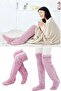 Plush Socks Welsoft over Knee Socks Sleeping Room Socks Foot Warmer Long Gonc Sports Socks - 3