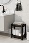 Maja 2-Tier Wheeled Organizer Shelf Black, Bathroom Cabinet, Kitchen Counter and under Sink, Detergent Holder - 5