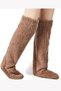Plush Socks Welsoft over Knee Socks Sleeping Room Socks Foot Warmer Long Gonc Sports Socks - 2