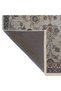 Berlin Beige Gray Themed Traditional Motif Floral Patterned Fringed Vintage Decorative Carpet 3096 - 4