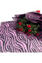 Zebra Patterned Pink Color Flower Bouquet Paper-Matte Opp 55X55Cm-10Pages - 3