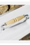 (9,6cm) -Porcelain Cover Handle Cabinet Drawer Handle Furniture Kitchen Kulb Bathroom Handle Pearl (96mm)-Stk3334 - 5