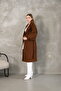 Balloon Sleeve Lined Stamp Coat - 2