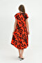 Women's Multicolor Summer Viscose Picasso Dress – Lightweight, Comfortable, Casual Elegance - 8