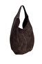Genuine Suede Women's Hobo Shoulder Bag (GENUINE LEATHER) - 2