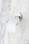 Chrome 4-Piece Bathroom Accessory Set Long Towel Holder/Toilet Paper Holder/Bathrobe Hanger/Toothbrush Holder - 3