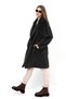 Women's Leopard Lined Premium Coat Relaxed Fit Teddy Coat - 8