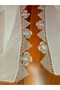 Real Handmade Needlework, Prayer, Mevlit Mevlüt Cover, Cream Color, Handmade Embroidered Hoop - 7