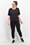 Women Relaxed Fit Brand Logo Training Top, Black - 2